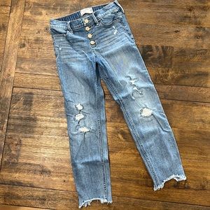 Abercrombie Kids High Rise Ankle Skinny Jean